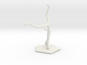 Breakdance Statue (updated) in White Natural Versatile Plastic
