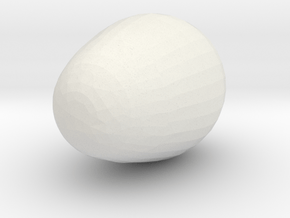 Paint & Print Your Easter Egg! in White Natural Versatile Plastic