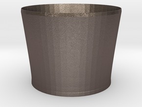 nero bucket in Polished Bronzed Silver Steel