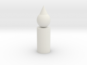 garden gnome in White Natural Versatile Plastic
