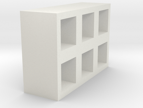 Modern shelves in White Natural Versatile Plastic