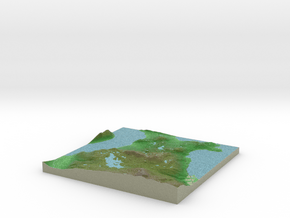 Terrafab generated model Sat Oct 19 2013 20:48:29  in Full Color Sandstone