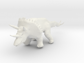 triceratops_06 in White Natural Versatile Plastic