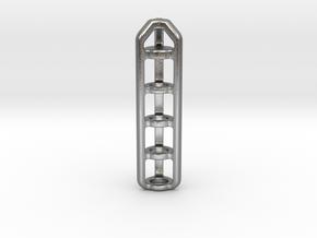 Tritium Lantern 4A (Silver/Brass/Plastic) in Natural Silver