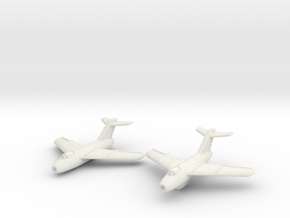 Lavochkin La-15 Fantail (2 planes set) 1/285 6mm in White Natural Versatile Plastic