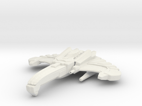 Scourge Class B Destroyer in White Natural Versatile Plastic