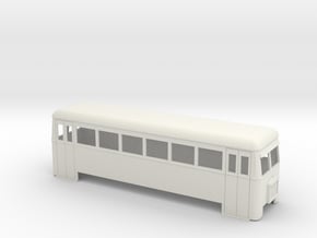 1:32/1:35 railbus bogie double end  in White Natural Versatile Plastic