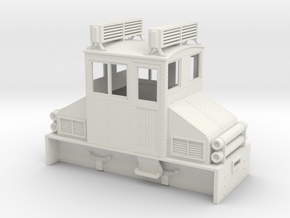 1:32/1:35 steeplecab gas electric loco  in White Natural Versatile Plastic