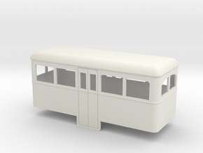 1:32/1:35 railbus Passenger trailer   in White Natural Versatile Plastic