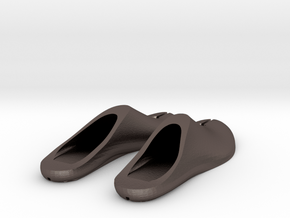 Sandal Last Mens Size 10.5 in Polished Bronzed Silver Steel