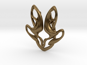 Worldsound Emblem Lapel Clasp in Natural Bronze