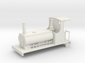1:32/1:35 C&MLR Barclay saddle tank in White Natural Versatile Plastic