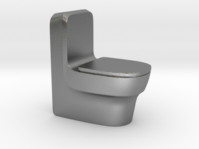 Toilet in Natural Silver
