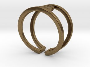HAMSA Ring in Natural Bronze