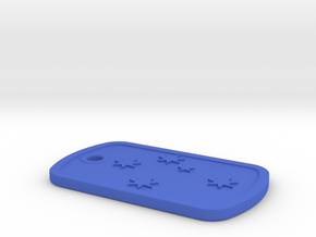 Southern Cross Australia Dog Tag in Blue Processed Versatile Plastic