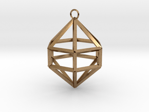 Gem Ornament in Natural Brass