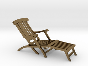 1:48 Titanic Deck Chair in Natural Bronze