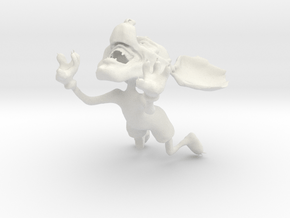 Mickey Mouse gone wild - jumping in White Natural Versatile Plastic