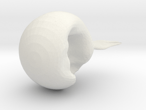 Dodo's Apple in White Natural Versatile Plastic
