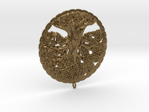Tree of Life Pendant in Natural Bronze