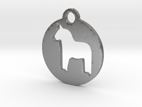 Darlecarlian Horse in Natural Silver