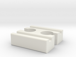 Ikea LILLABO F-F Connector 40mm in White Natural Versatile Plastic
