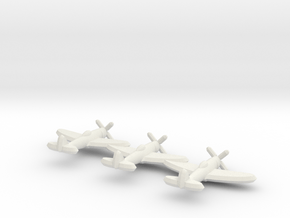 P-47D (Triplet) 1:900 in White Natural Versatile Plastic