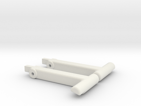 Replacement Connor/Osiris Locks in White Natural Versatile Plastic