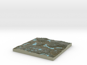 Terrafab generated model Thu Oct 31 2013 13:35:33  in Full Color Sandstone