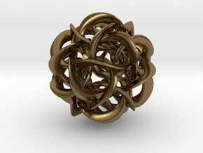Dodecahedron VIII, medium in Natural Bronze