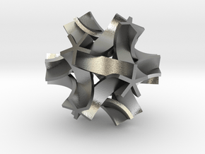 Origami I, medium in Natural Silver
