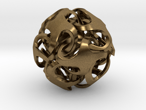 Rhombic Dodecahedron I, medium in Natural Bronze