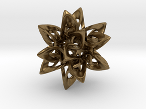 Dodecahedron X, medium in Natural Bronze