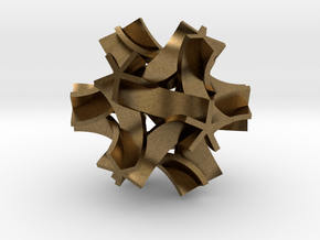Origami I, medium in Natural Bronze