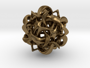 Dodecahedron VI, medium in Natural Bronze