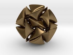 Dodecahedron II, medium in Natural Bronze