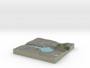 Terrafab generated model Tue Nov 05 2013 22:40:27  in Full Color Sandstone