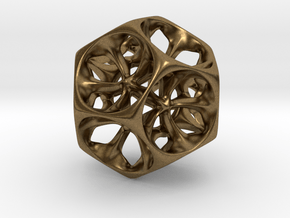 Dodecahedron XI, medium in Natural Bronze