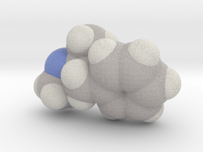 Methamphetamine molecule (x40,000,000, 1A = 4mm) in Full Color Sandstone