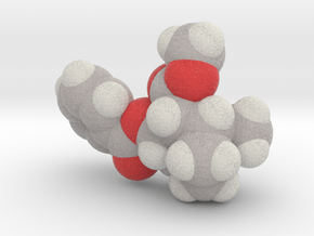 Cocaine molecule (x40,000,000, 1A = 4mm) in Full Color Sandstone