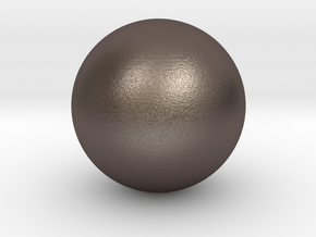 Ball in Polished Bronzed Silver Steel