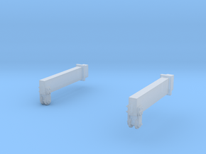 O-Scale Block & Tackle Beams in Smooth Fine Detail Plastic