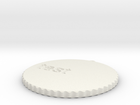 by kelecrea, engraved: test in White Natural Versatile Plastic