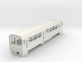 Mbxd2 Railcar - British TT scale 3mm/ft in White Natural Versatile Plastic