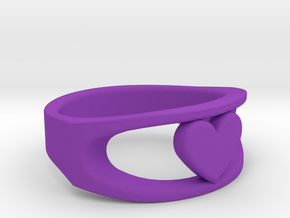 Lite Ring model 2.1 in Purple Processed Versatile Plastic