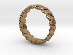 Torus Ring in Natural Brass