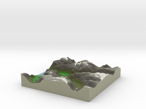 Terrafab generated model Mon Nov 11 2013 10:41:30  in Full Color Sandstone