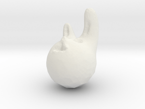 rabbit in White Natural Versatile Plastic