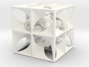Kaleidoscopic Encapsulation in White Processed Versatile Plastic