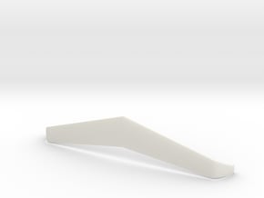 Scaled Winglet in White Natural Versatile Plastic